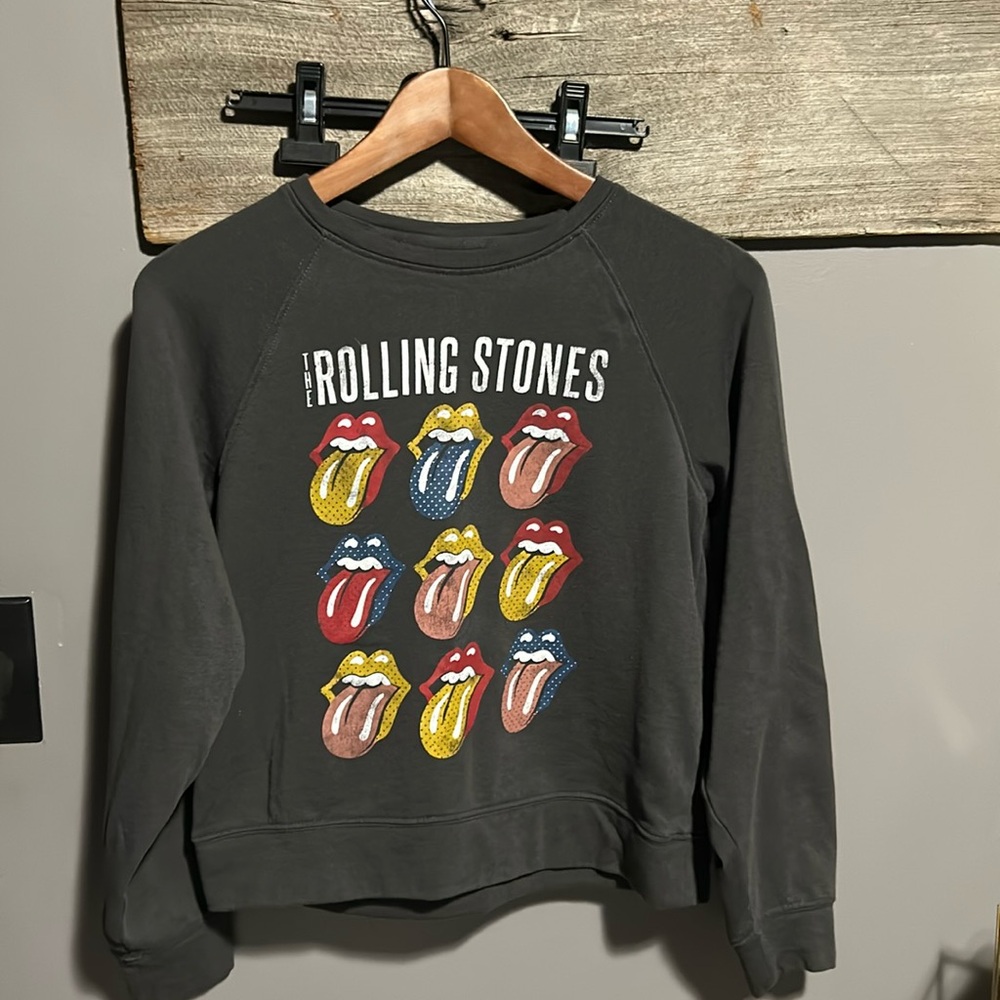 The Rolling Stones Tongue Graphic Sweatshirt